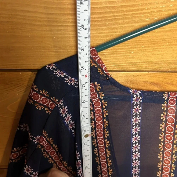 Live 4 Truth Kimono Womens S Floral detail Print Lightweight Open Front sheer - Picture 7 of 10